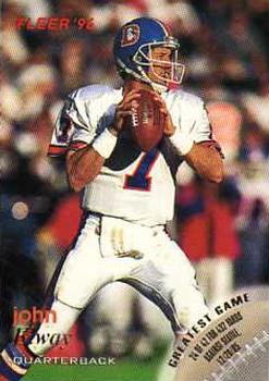 John Elway Denver Broncos 1996 Fleer NFL #40